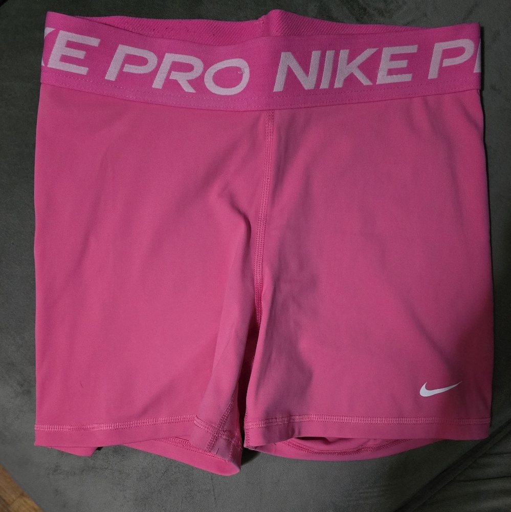 Nike Women's Pink Pro Shorts